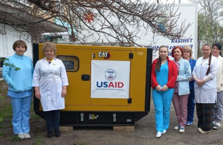 USAID доставило генератори для українських лікарень